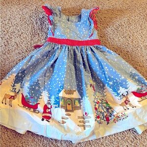 Eleanor Rose 7-8 Santa’s Workshop Christmas Dress